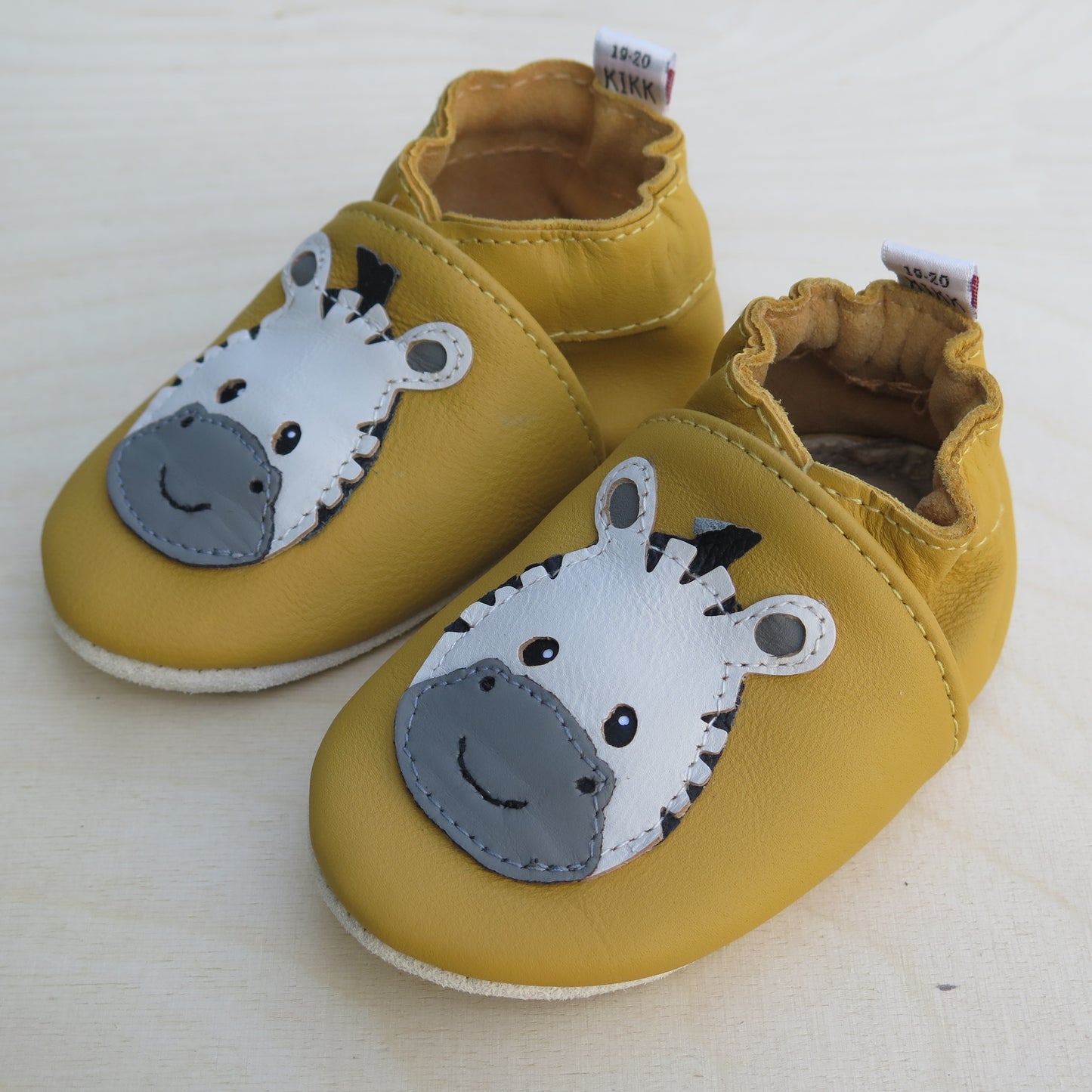 KIKK Reykjavík - Zebra mjúkur sóli gulir