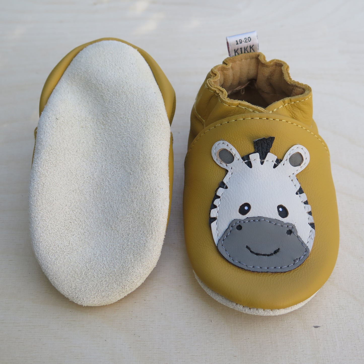 KIKK Reykjavík - Zebra mjúkur sóli gulir