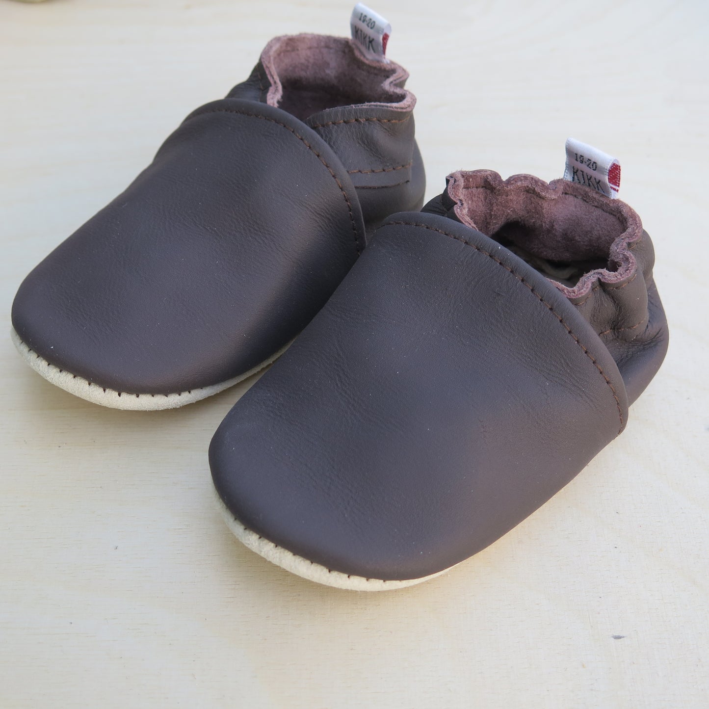 KIKK Reykjavík - Einlitir gúmmísóli brúnir