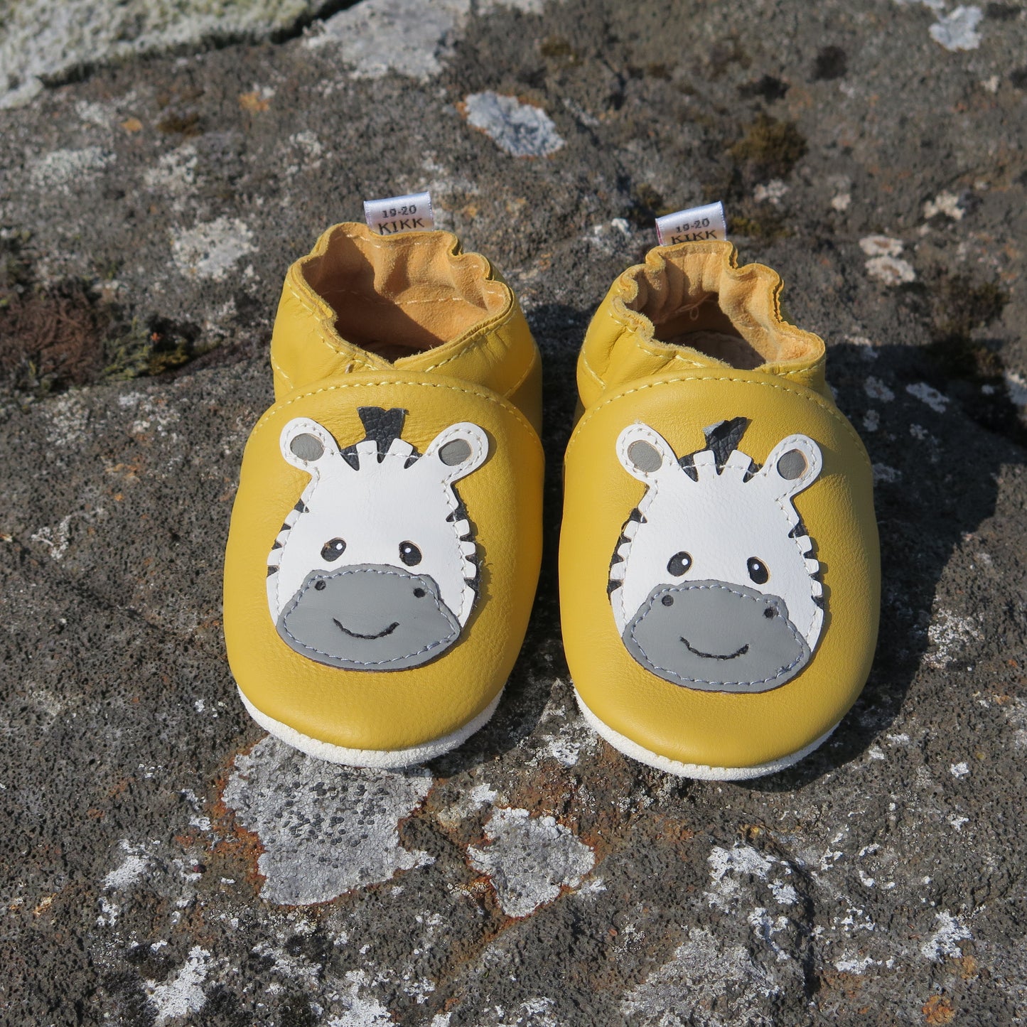 KIKK Reykjavík - Zebra mjúkur sóli gulir