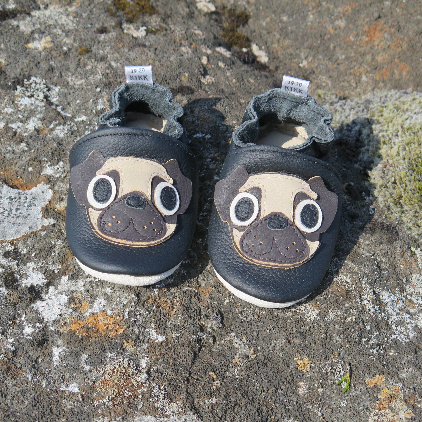 KIKK Reykjavík - Pug mjúkur sóli svartir