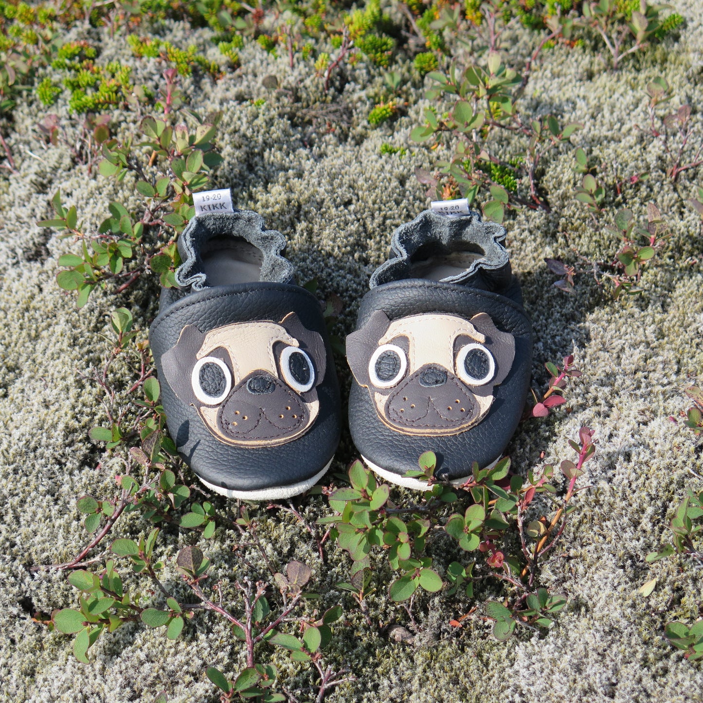 KIKK Reykjavík - Pug mjúkur sóli svartir