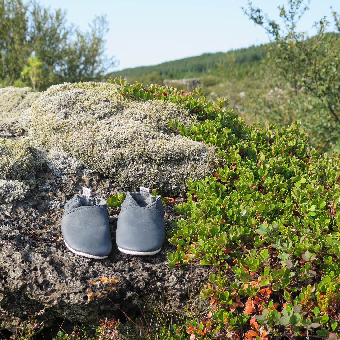 KIKK Reykjavík - Einlitir gúmmísóli bláir