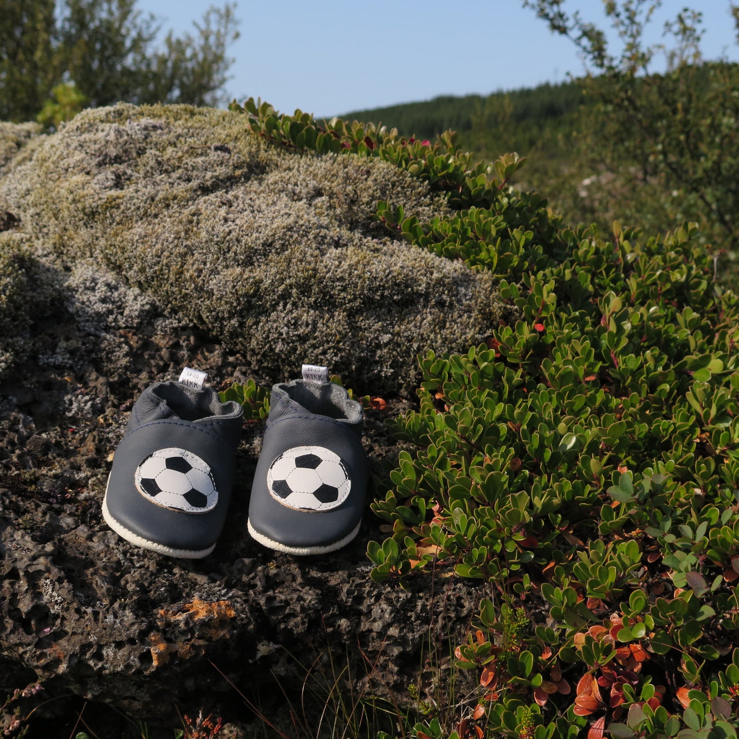 KIKK Reykjavík - Fótbolti gúmmísóli bláir